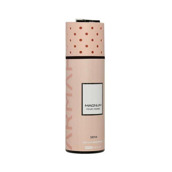 Armaf Magnum Pour Femme Sepia Perfume Body Spray 200 ml - Women Deodorants/Roll-Ons