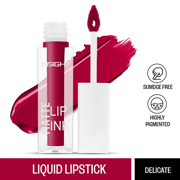 Insight Cosmetics Matte Lip Ink - 12 Delicate 4gm