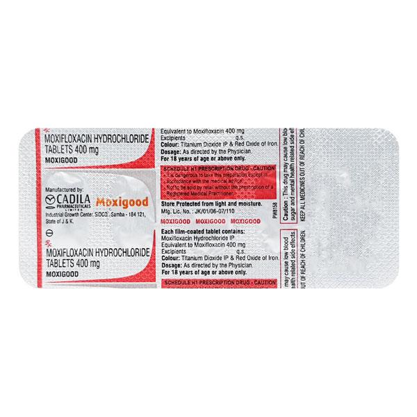 Netmeds | Moxigood 400mg Tablet 5'S