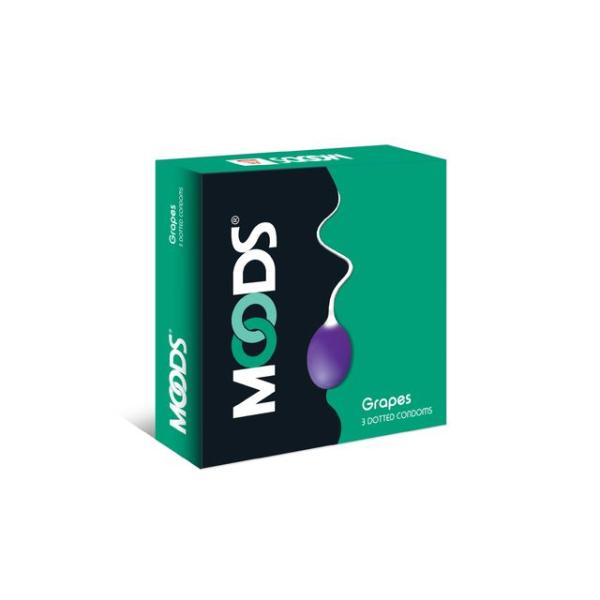 Netmeds | Moods Condoms - Grapes 3's