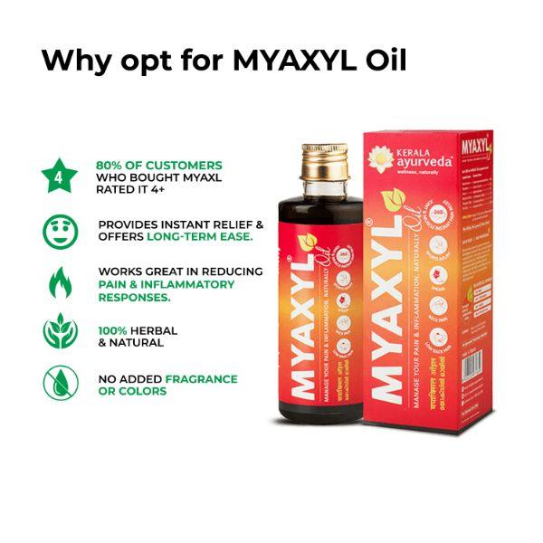Kerala Ayurveda Myaxyl Ayurvedic Pain Relief Oil 200 ml - Pain Relief (Ayush)