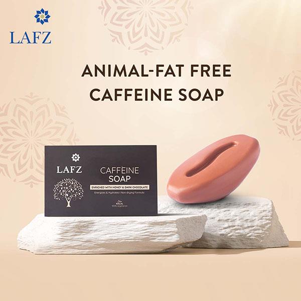 Lafz Caffeine Soap 100 gm - Soaps