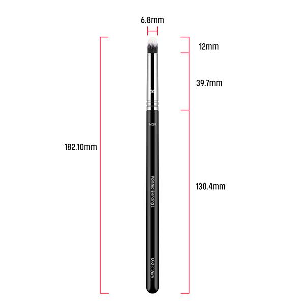 Miss Claire M20 - Pointed Blending Brush (L) (Chrome) 1's - Eye Brush