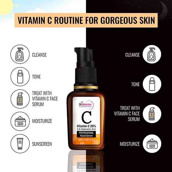St.Botanica C Vitamin C 20% Professional Facial Serum 20 ml - Face Serum