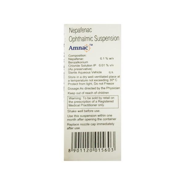 AMNAC Ophthalmic Suspension 5ml - Eye conditions-Oph