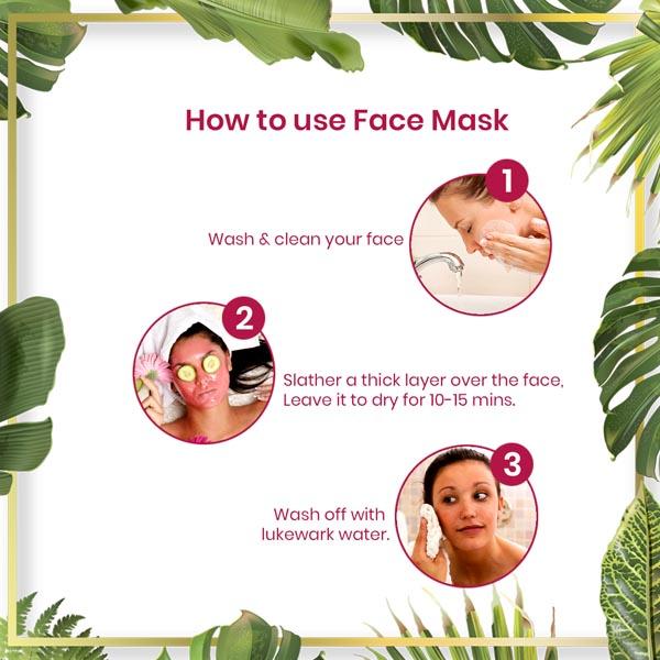 Medimade Pink Rose Clay Face Mask (Pack of 2) 1's - Masks & Peels