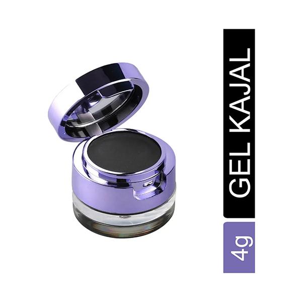 Fashion Colour 2 In 1 Waterproof Gel Kajal Professional Brush 24Hrs Lasting Drama 4gm - Kajal & Kohls
