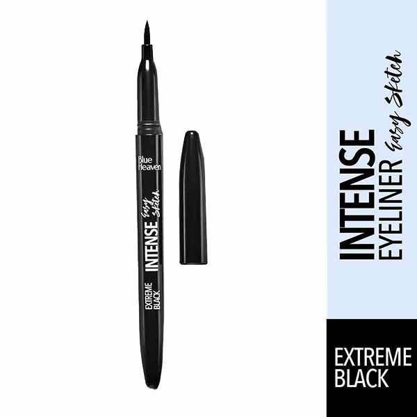Blue Heaven Intense Easy Sketch Extreme Black Eyeliner 24Hr Stay Flexi Tip 1ml - Eyeliners