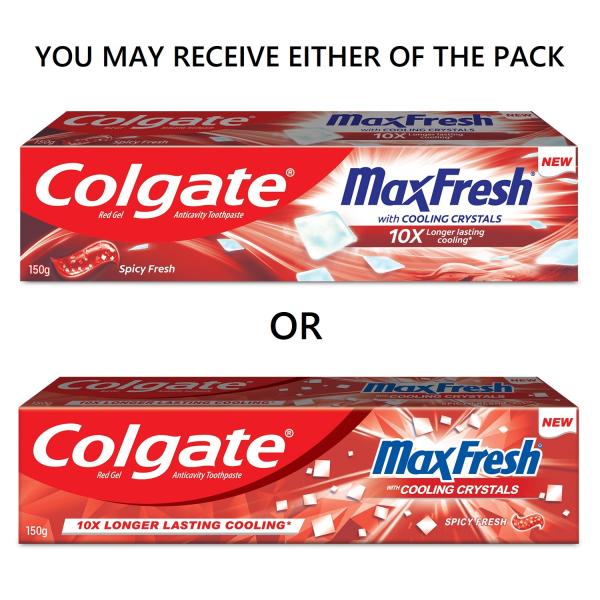 Colgate MaxFresh Anticavity Toothpaste Gel - Spicy Fresh 300 gm - Toothpaste