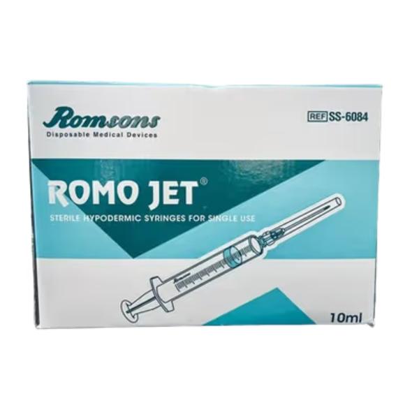 Netmeds | Romsons Romo Jet Syringe with Needle 10 ml (21G x 1.5 inch) (SS-6084)