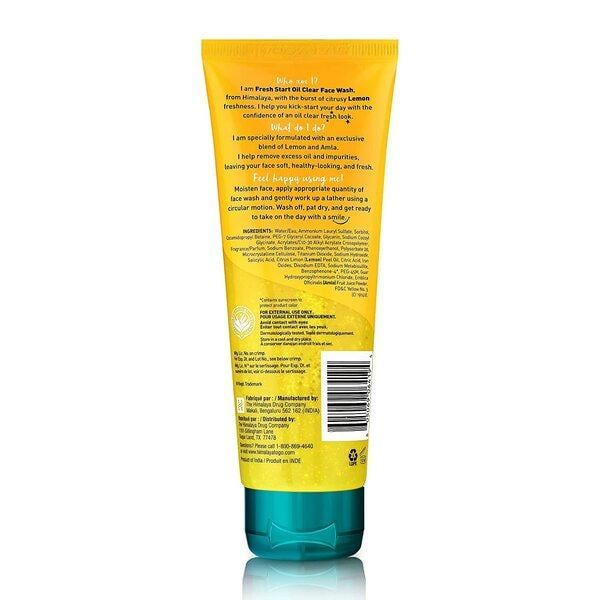 Himalaya Fresh Start Oil Clear Face Wash - Lemon 100 ml - Face Wash & Cleansers