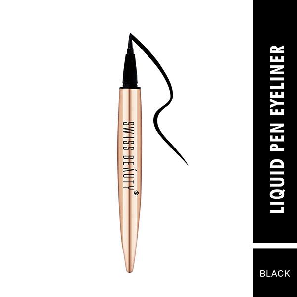 Swiss Beauty Ultra Black Liquid Pen Eyeliner -0.8ml - Eyeliners