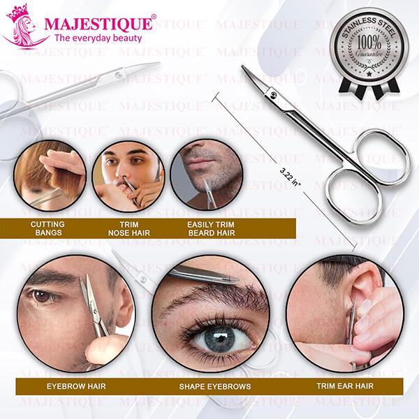 Majestique Hair Cutting Scissor Silver Scissors Are Designed and Made From the Highest Quality Stainless Steel FC43 1's - Others