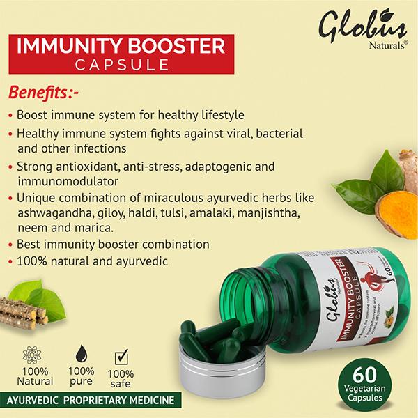 Globus Naturals Ayurvedic Immunity Booster Capsule 1's - Speciality Medicines
