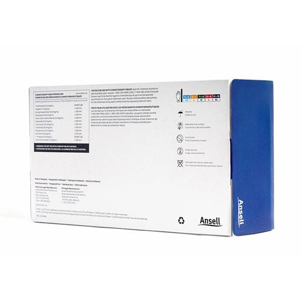 Ansell Micro Touch Nitrile Examination Gloves - Royal Blue (M) 100's - Gloves - S