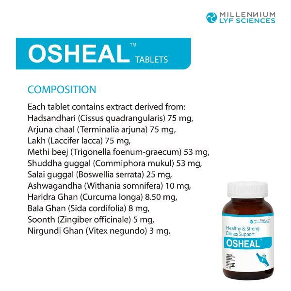 Millennium Lyf Sciences Osheal Tablets 60's - Pure Herbs