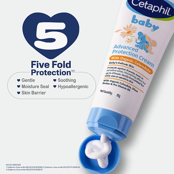 Cetaphil Baby Advaced Protection Cream with organic calendula 85 gm - Creams, Lotions & Oils