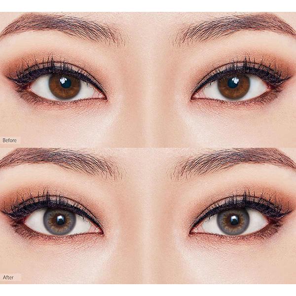 O-Lens Scandi Monthly Coloured Contact Lenses - Light Grey ( 0.00 ) 1's - Eyecare Lenses