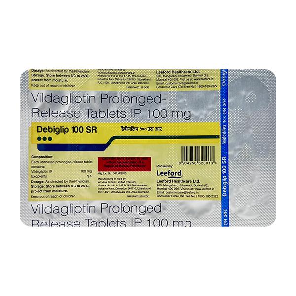 DEBIGLIP 100 SR Tablet 15's - Diabetes-Ant