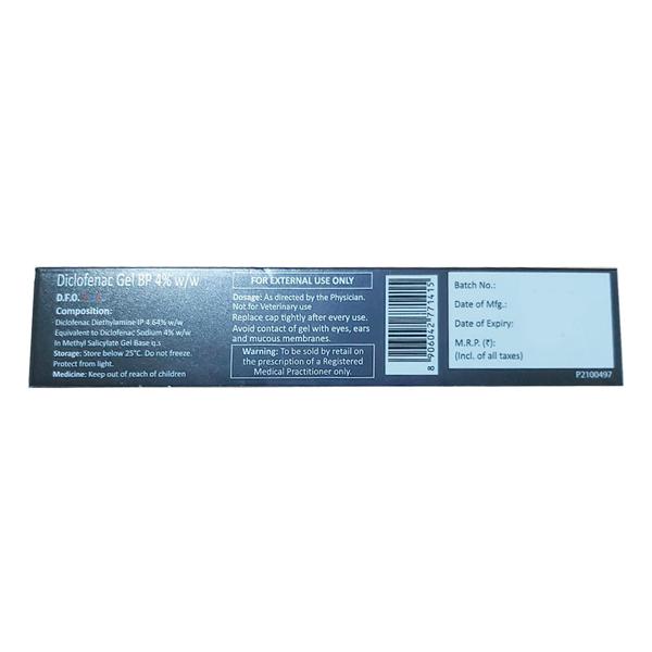 DFO 4X Gel(Topical) 50gm - Pain relief-Nsa