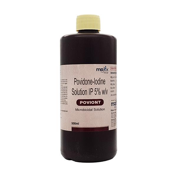POVIONT Solution 500ml - Skin Infections-Ski