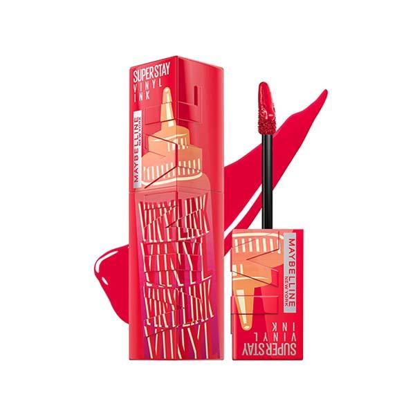 Maybelline New York Superstay Vinyl Ink - Longwear Shine Lip Color, Pomodoro 4.2 gm - Liquid Lipsticks
