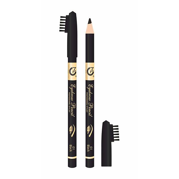 Netmeds | Matt Look Eyebrow Pencil Long Lasting Formula Professional Stylist, Black 1.2 gm