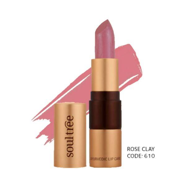 SoulTree Ayurvedic Lipcare Colour Rich Rose Clay 610 4gm