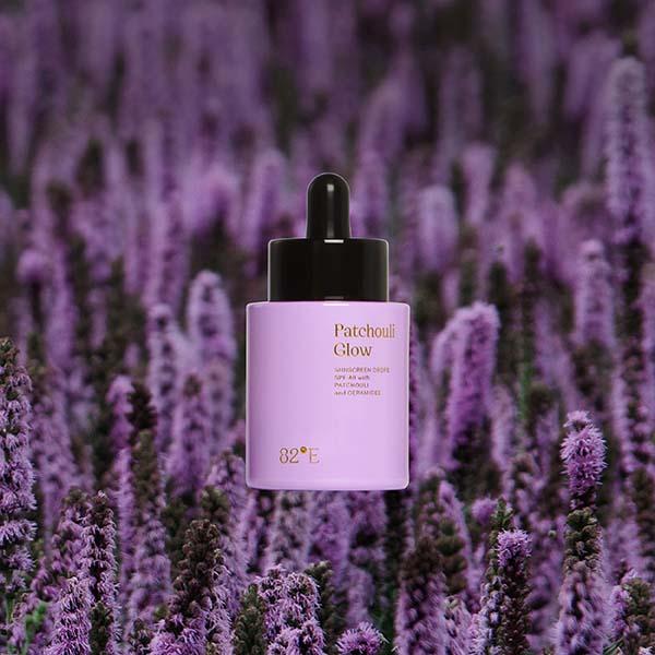 82E Patchouli Glow Sunscreen Drops SPF 40 PA+++ with Patchouli and Ceramides 30 ml - Face Sunscreen
