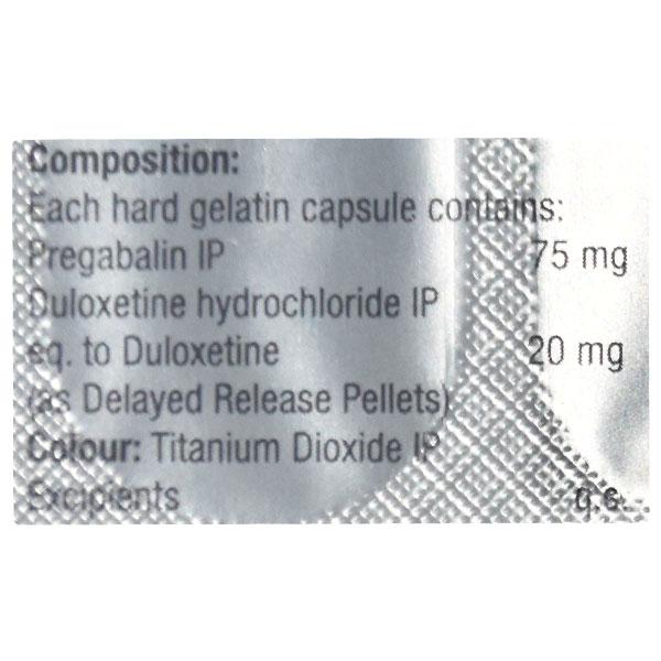 ZYLIN D 75/20 Capsule 10's - Neuropathic Pain-Dru