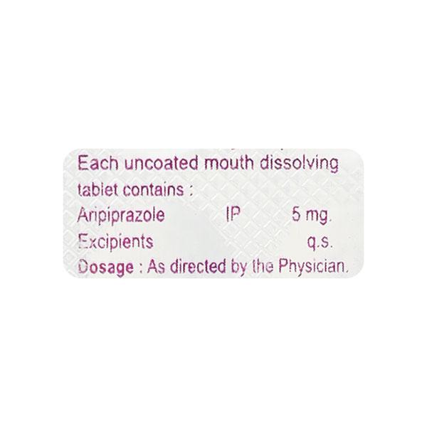 Arirazo 5 Mouth Dissolving Tablet 10'S - Schizophrenia-Aps