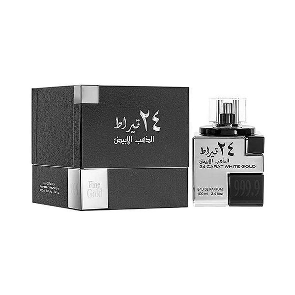Lattafa 24 Carat White Gold Long Lasting Imported Eau De Perfume 100 ml - Perfumes (Edt/Edp)