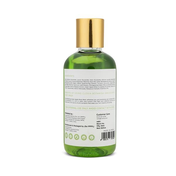 Clovia Botaniqa Green Apple Body Wash 200 ml - Shower Gels & Body Wash