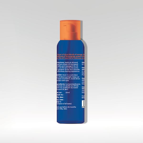 23 Yards Pre- Shave Oil for Men 50 ml - Beard Oil