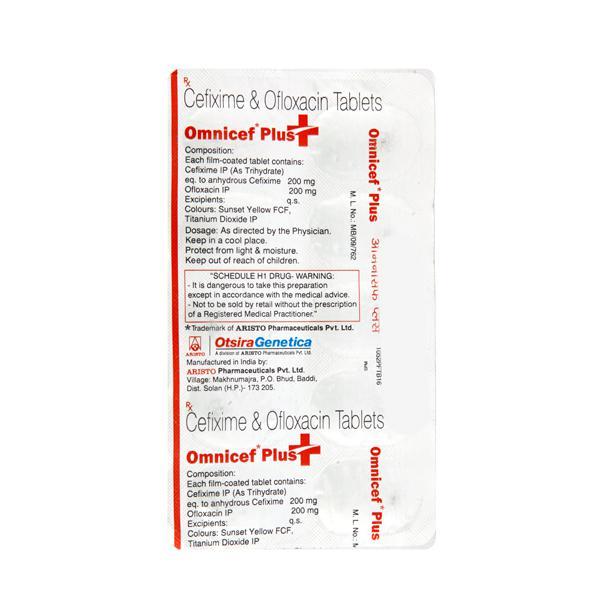 Omnicef Plus Tablet 10'S - Bacterial Infections-Cep