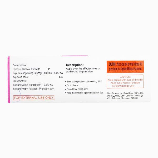 BENZONAK 2.5% Lotion 50ml - Acne-Acn