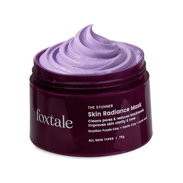 Netmeds | Foxtale The Stunner Skin Radiance Mask Cleans Pores & Reduces Blackheads Improve Skin Clarity & Tone 75gm
