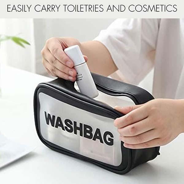 Allure Washable Cosmetic Medium Bag Color Black 1's - Makeup Bags & Cases