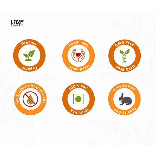 Love Earth Vitamin C Face Wash With Pure Vitamin C, Ashwgandha & Aloe Vera Extracts 100 ml - Shower Gels & Body Wash