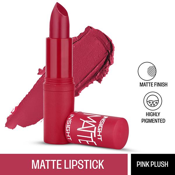 Netmeds | Insight Cosmetics Matte Lipstick - Pink Plush 4.2 gm