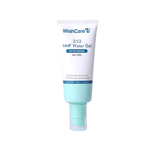 Netmeds | Wishcare 2.1.3 NMF Oil Free Water Gel Moisturizer for Oily & Acne Prone Skin with Niacinamide (50ml)
