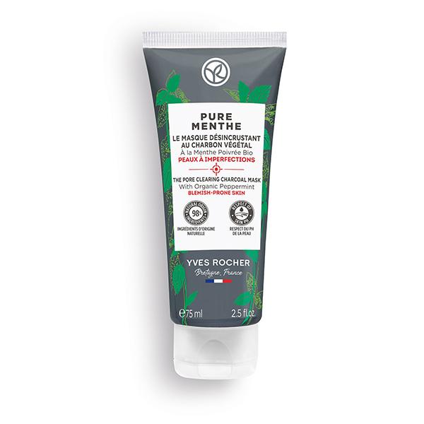Yves Rocher Pure Menthe The Pore Clearing Charcoal Mask 75 ml