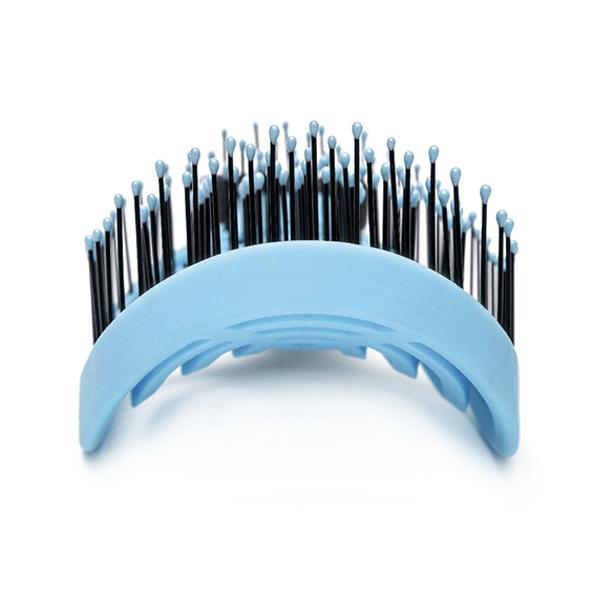NuWay 4HAIR U.S. Patented Detangler Hair Brush for Men & Women - Sky Blue - Detangling DoubleC 1s 1's - Hair Brushes