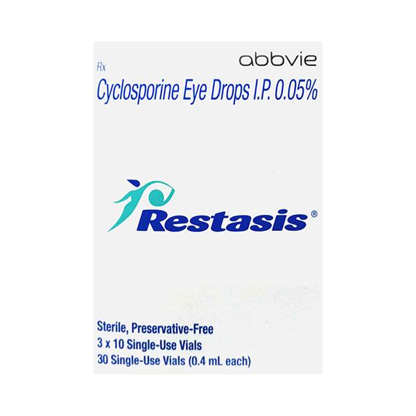 Netmeds | RESTASIS 0.05% Eye Drops 30x0.4ml