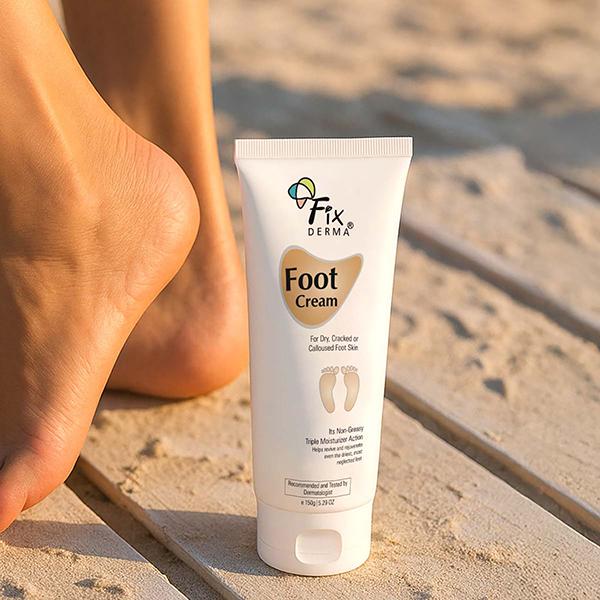 Fixderma Foot Cream for Dry and Cracked Feet, Moisturizes, Soothes and Repair Creacked Feet 150 g - Night Cream