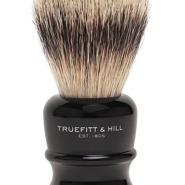 Truefitt and Hill Faux Ebony Super Handmade Shaving Brush Wellington Luxury Essential Grooming Collection For Men 1's - Shaving Brushes