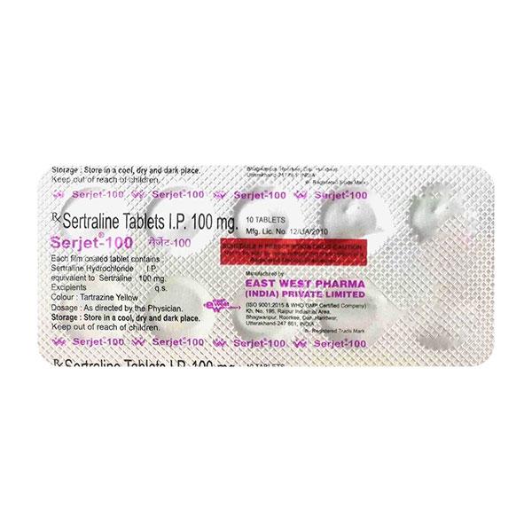 Netmeds | Serjet 100mg Tablet 10'S