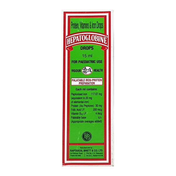 Hepatoglobine Drops 15ml - Iron Supplement/Anaemia-Vma