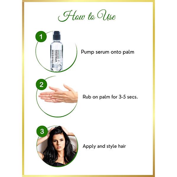 NUTRINORM WELLNESS Vitalizing Hair Serum 100 ml - Hair Serums