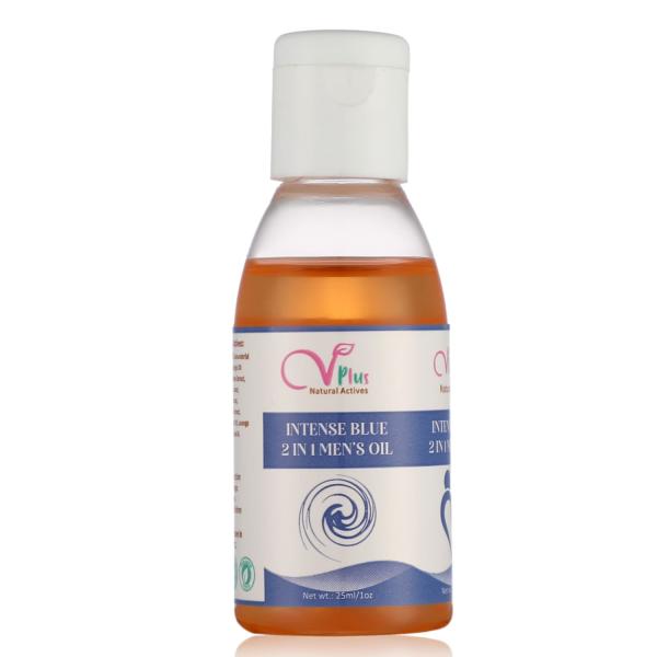 Netmeds | Vigini Intense Blue 2 In 1 Men's Oil 25ml